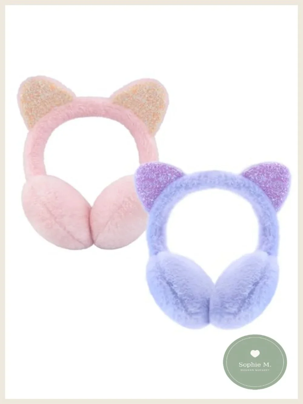 Kids Faux Fur Earmuffs Winter Ear Warmers for Girls Boys Adjustable
